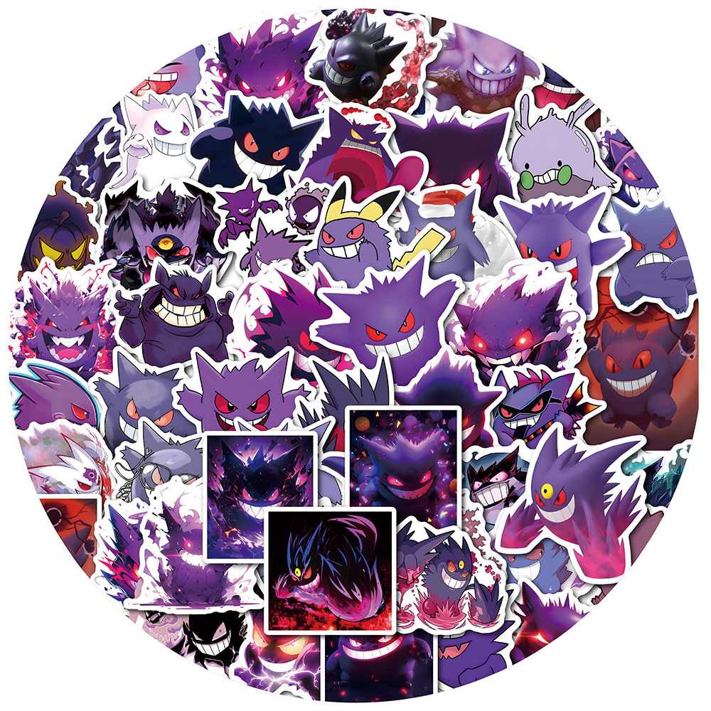 Laptop Accessories For Gift - 50-100PCS Adesivos de Anime Gengar à