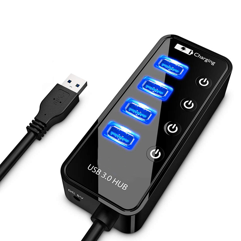 Laptop Lock Cable - Hub usb 3.0 4 7 portas