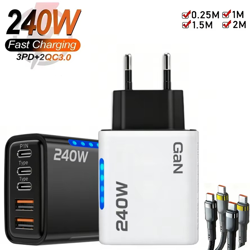 Laptop Lock Cable - Novo Carregador GaN 5 em 1