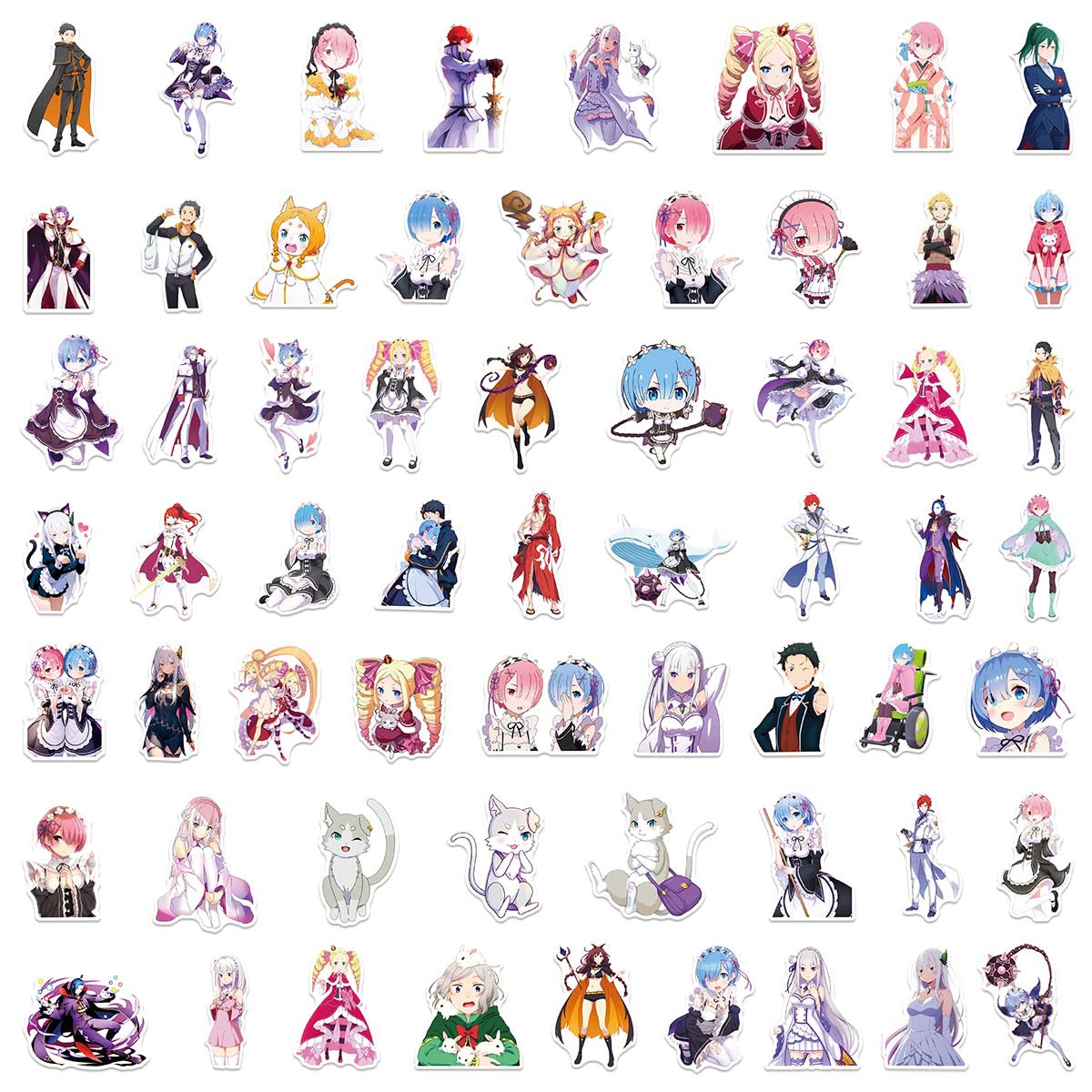 50 Adesivos Re:Zero - Começand - Laptop Accessories Ram avaliação e preço