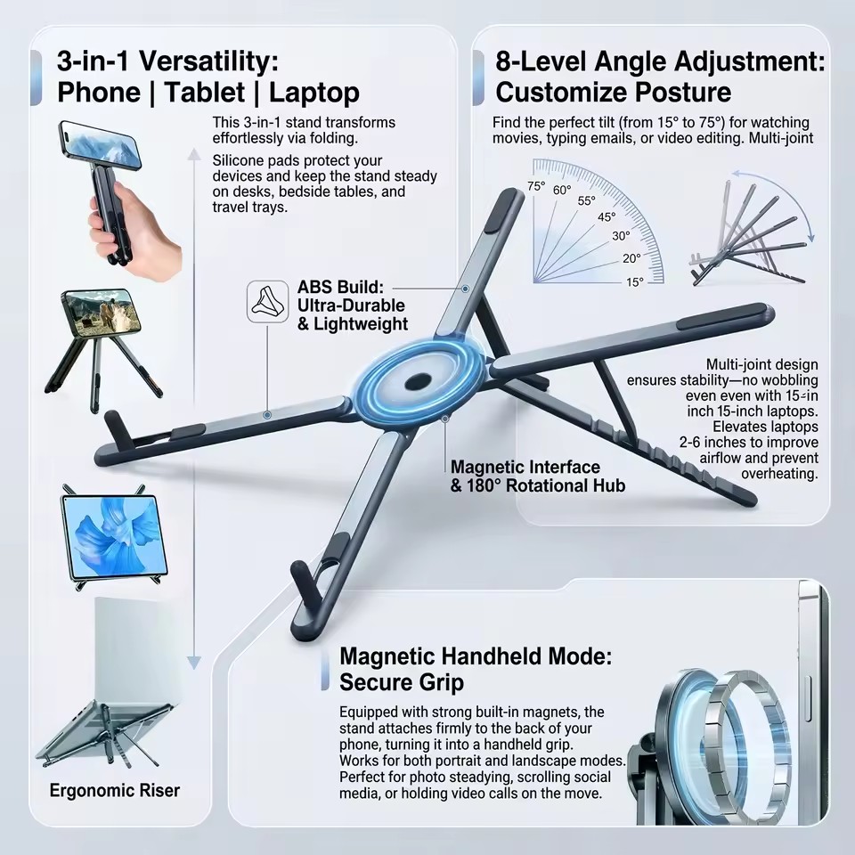 Suporte Magnético Portátil par - Laptop Extra Accessories avaliação e preço