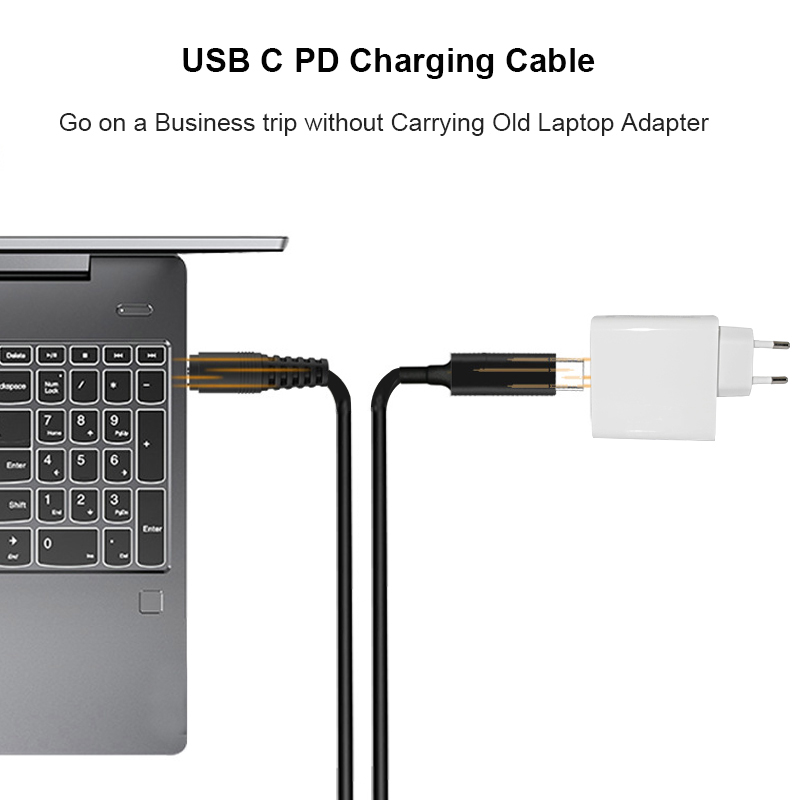 USB Tipo C para DC Cabo Adapta - Laptop Lock Cable avaliação e preço