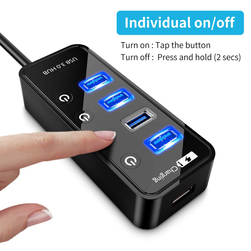 Hub usb 3.0 4 7 portas carrega - Laptop Lock Cable avaliação e preço