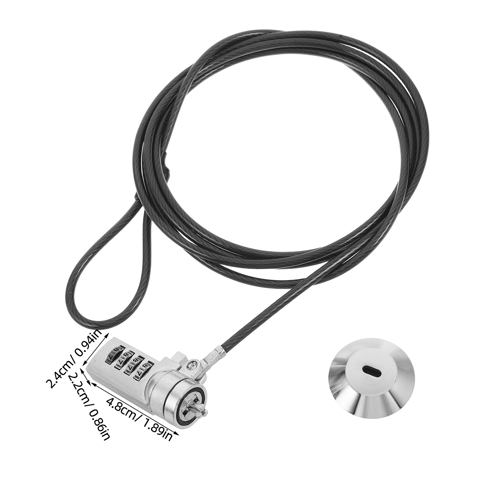 Cabo de Segurança para Laptop, - Laptop Lock Cable avaliação e preço