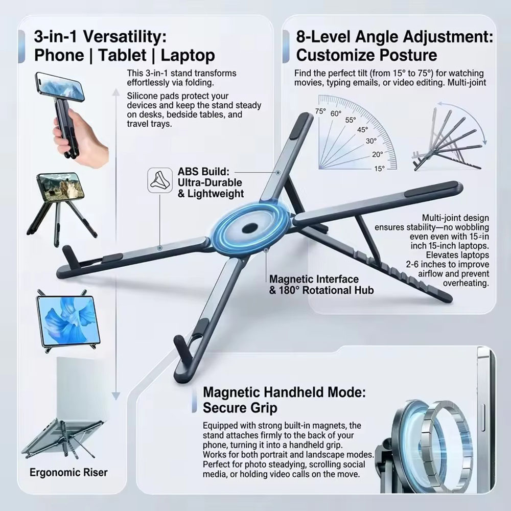 Suporte Magnético Portátil par - Laptop Extra Accessories avaliação e preço