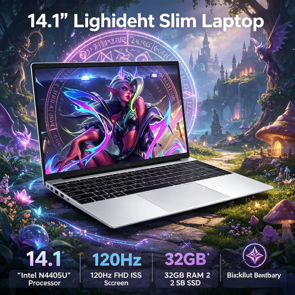 Laptop Slim Leve de 14.1
